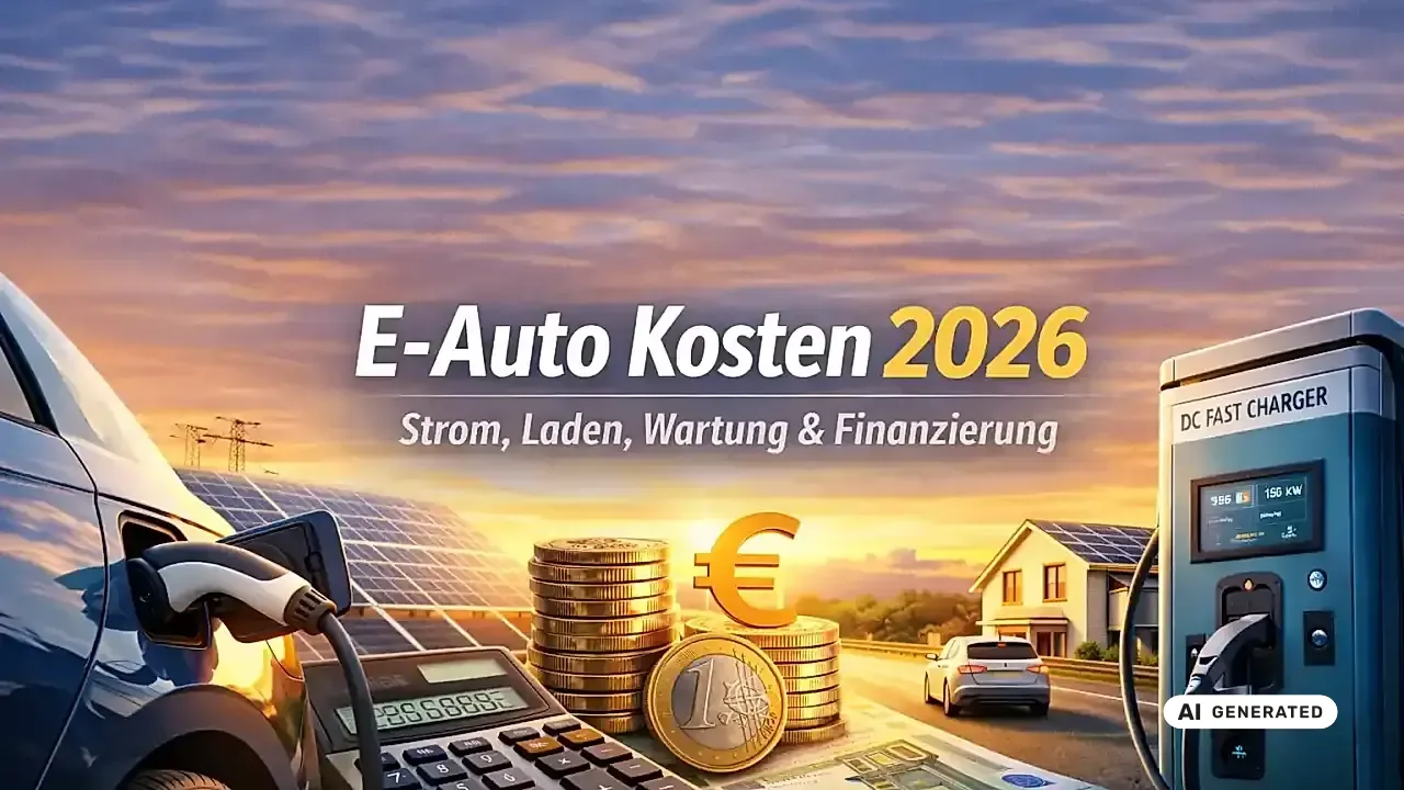 E-Auto Kosten 2026: Was ein Elektroauto wirklich kostet – Strom, Laden, Wartung & Finanzierung